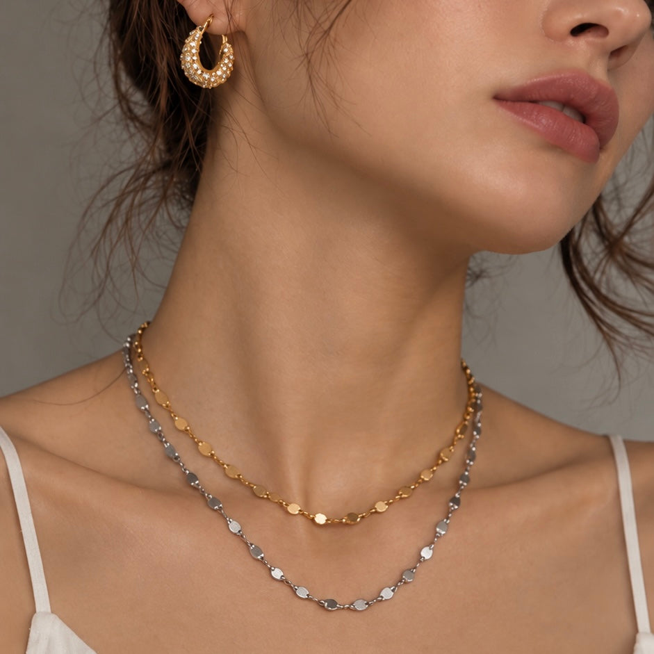 Silver&Gold | シルバーとゴールドのアクセサリー組み合わせ