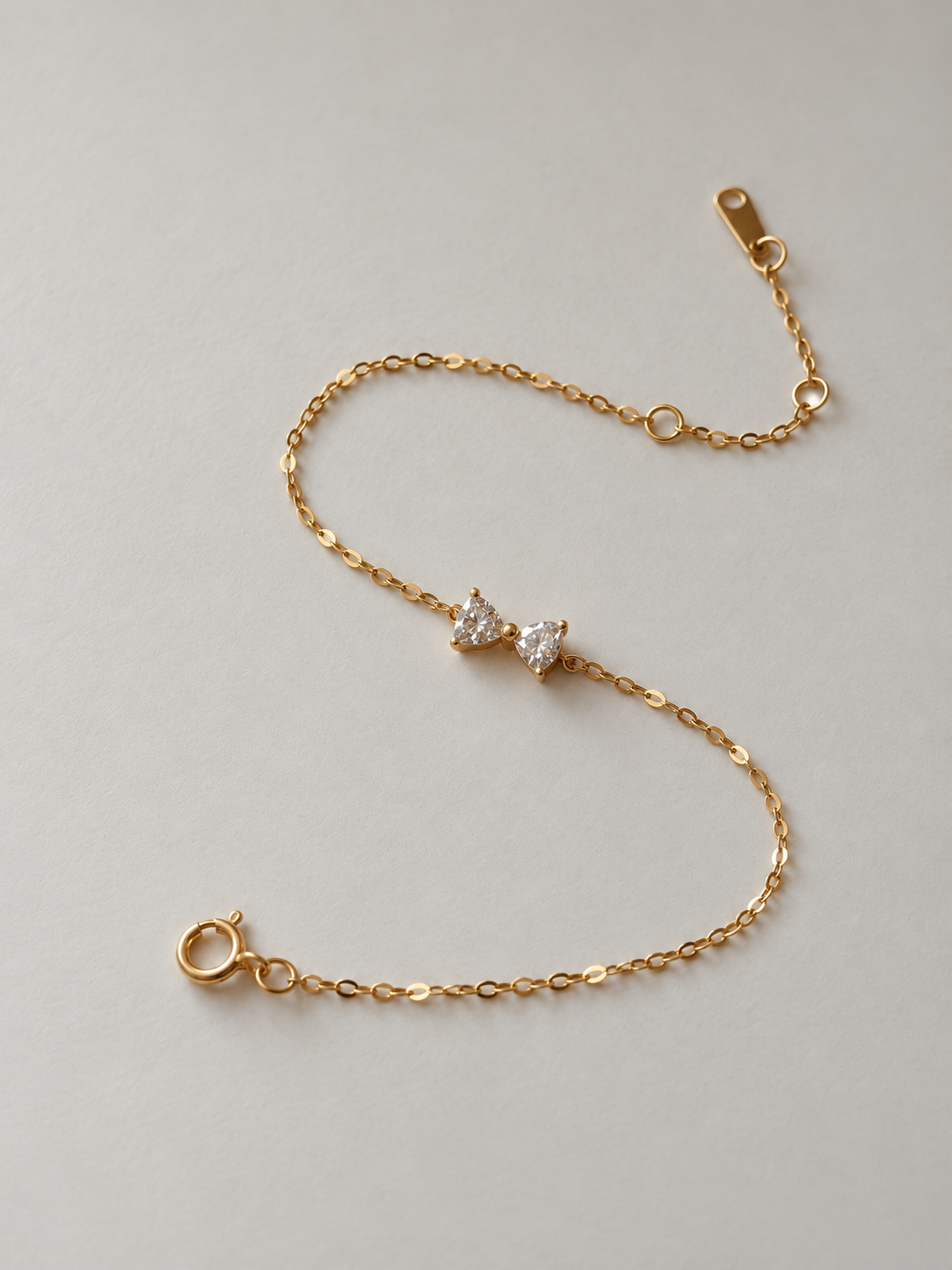 Deux Cœurs Bracelet B009