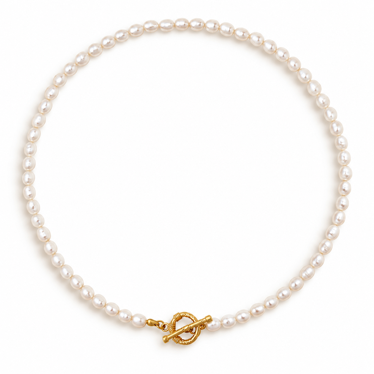 Perle T-Bar Necklace N023