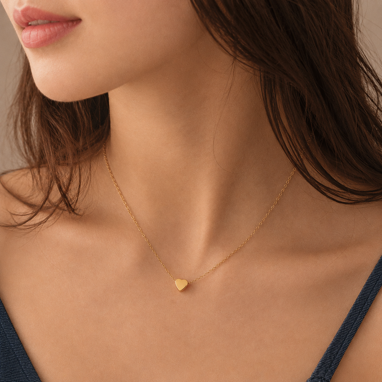 　Ligne Heart Necklace N002