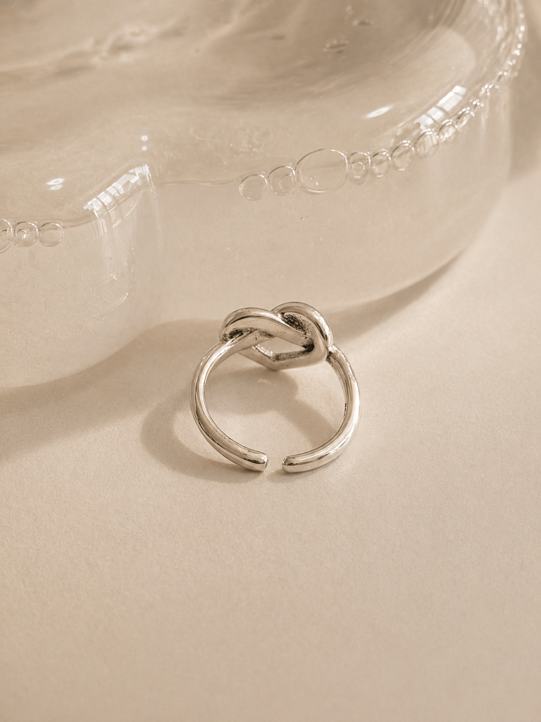 Amour Knot Ring R012［Silver.F］