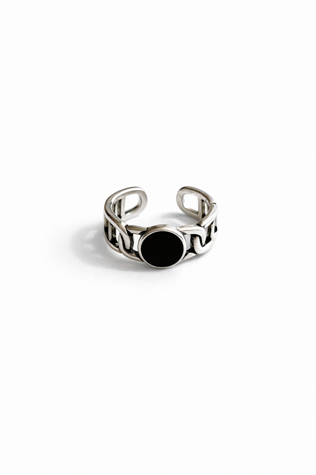 Noir Stone Ring R008［Silver.F］