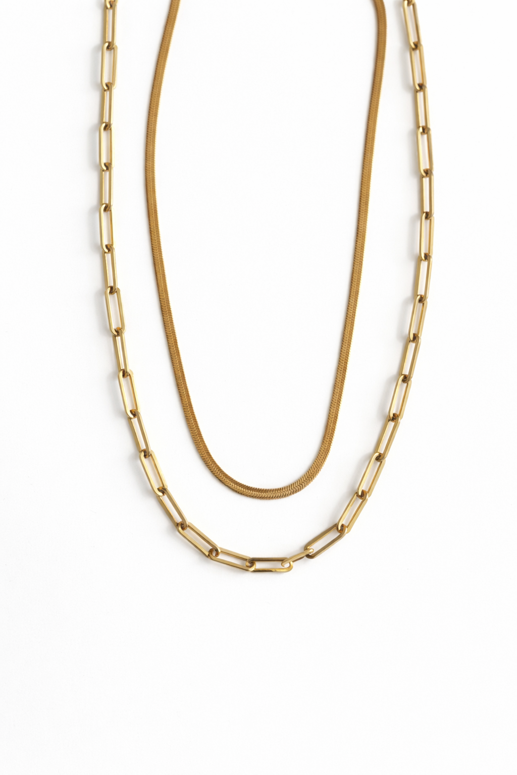 Chaîne Soleil Necklace Dual - Set N006