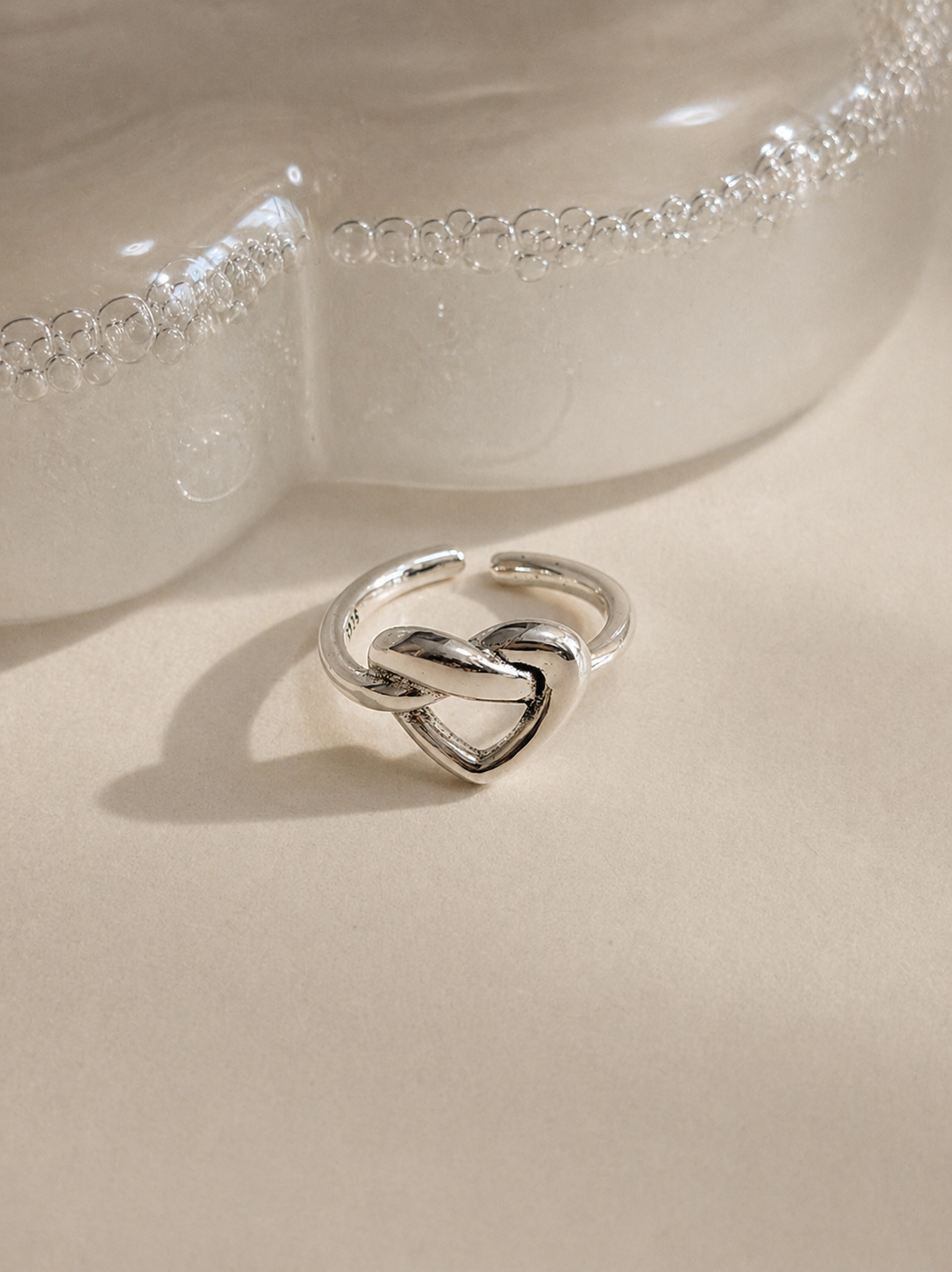 Amour Knot Ring R012［Silver.F］