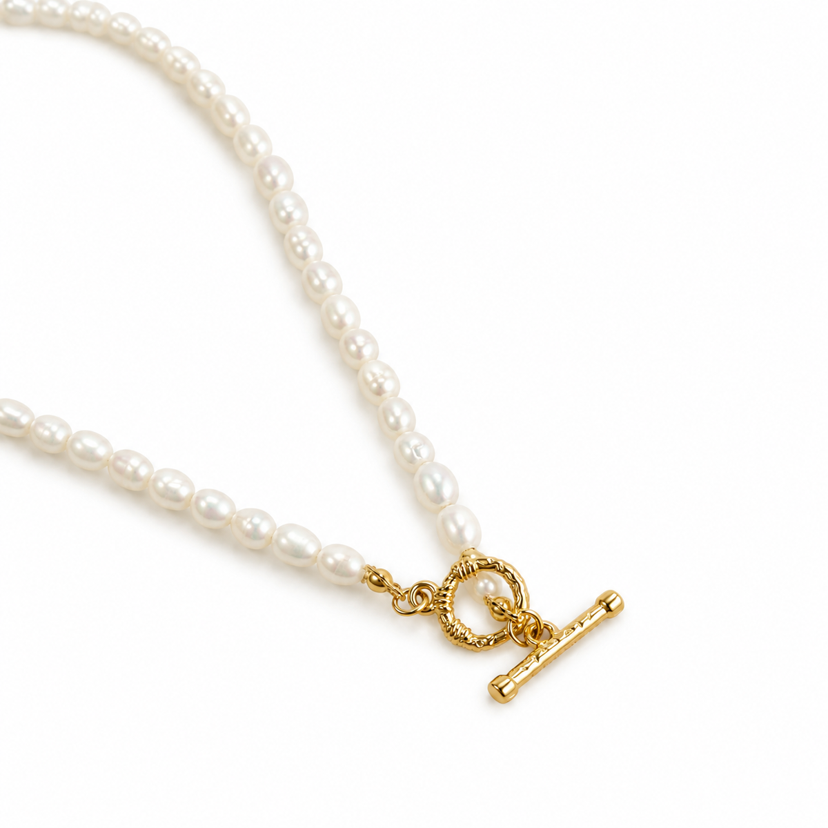 Perle T-Bar Necklace N023