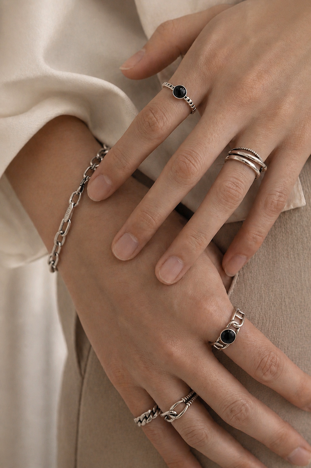 Torsion Ring R019［Silver.F］