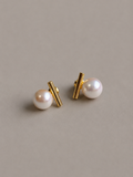 Barre Pierce P024　バーパールピアス　p024 メイン画像　ゴールドの単体画像　