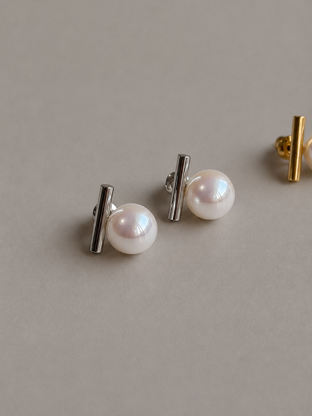 Barre Pierce P024　バーパールピアス　p024 　シルバー単体のメイン写真