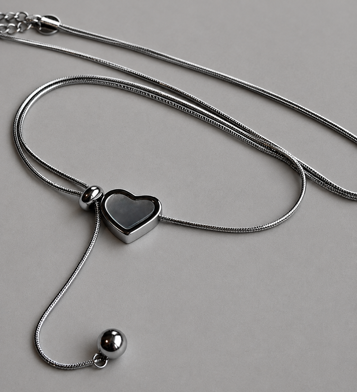 Tendre Necklace N013　タンドルネックレスＮ013のシルバーのｐディテール画像